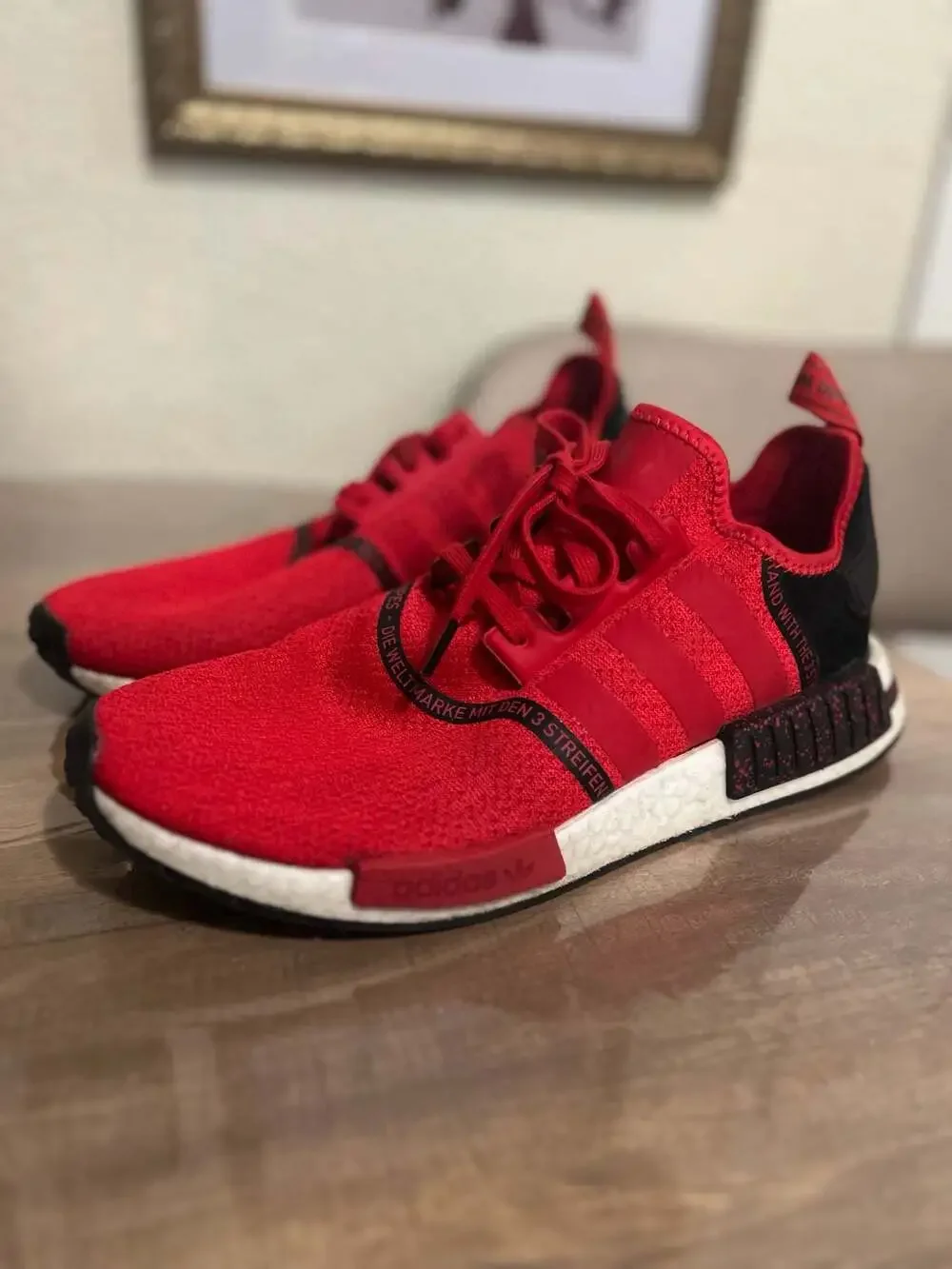 Adidas NMD_R1 Speckle Pack 'Scarlet' Sneakers (EF3327)